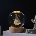 Customized 3D Engraved Crystal Ball Galaxy Night Light