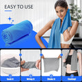 Portable Silicone Set Cooling Towels
