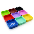 Square Anti-Hot Silicone Ashtray