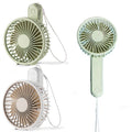 USB Rechargeable 3-speed Portable Handheld Fan with Lanyard