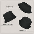 Polyester Bucket Hat for Women Men Sun Beach Fishing Cap