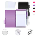 Metal Pocket Notebook with Pen and Refillable Paper