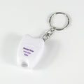 Tooth-Shaped 10M Dental Floss With Keychain