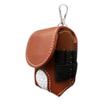 Outdoor Portable Waist-Hung Golf Ball Leather Pouch