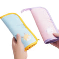 Portable Folding Stationery Box Pencil Case With Zipper