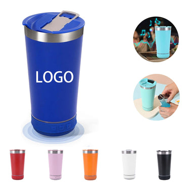 16Oz Bluetooth Tumbler With Bottle Opener