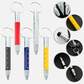 6 in 1 Multi tool Screwdriver Pen with Key Chain