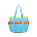 Large Capacity Pocketed Beach Swimming Mesh Tote Bag