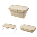 Foldable Picnic Basket with Tray Table