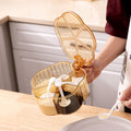 Kitchen Seasoning Storage With Spoon Salt Shaker Spice Box