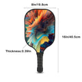 Fiberglass Pickleball Paddle Set With Carry Bag and 4 Balls