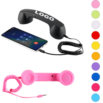 Retro Mobile Phone Handset Headphones