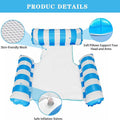 Portable Pool Toy Inflatable Water Float Hammock Lounger