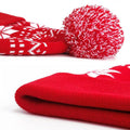 Acrylic Fiber Knitted Santa Hat