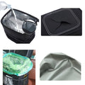 Car Trash Can With Lid & Storage Pockets