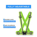 Safety Reflective Vest With Adjustable Strap