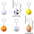 Sports Ball Stress Reliever Keychain