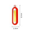 Portable COB Mini Lights Flashlight W/ Carabiner For Hiking