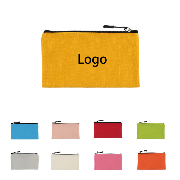 Cotton Zipper Pencil Pouch
