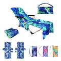 Tie-Dye Beach Towel Lounger Cover