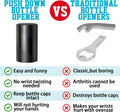 Push Down-Pop Off Beer Bottle Opener