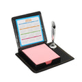 Leather Sticky Notes Holder With Pen Holder