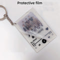 Transparent Acrylic Lyrics Keychain
