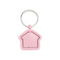 Rotatable Zinc Alloy House Keychain