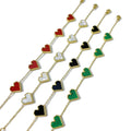 Heart Shaped Link Bracelets