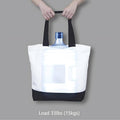Two-Tone Reusable Cotton Canvas Tote Bag