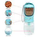 Large Capacity Dog Water Bottle with Food Container