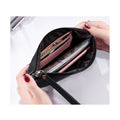 Long Zipper Wallet With Wrist Strap
