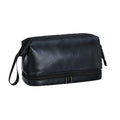 Pu Leather Double-Layer Toiletry Bag