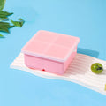 Silicone Cube Ice Tray with Lid