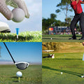 Dual-Color Rubber and Plastic Golf Tee with Soft Sleeve