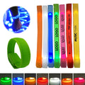 Led Glow Wristband With Velcro Closure