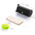 Weekly Pill Organizer/ 7 Pill Cases With Leather Storage Bag