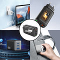 Gallium Nitride Charging Plug 65 Watt 2 X Type C, 1 X Qc Usb-A