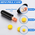 Portable Stainless Steel Medicine Bottle For Keychain