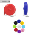 Small Push Button Dual Sided Retractable Tape Measure