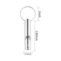 Survival Aluminum Whistle With Key Chain