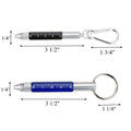 Stylus Pen With Screwdrivers, Level, Ruler, Keychain