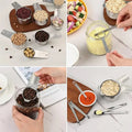 Stainless Steel Measuring Cups and Spoons Set
