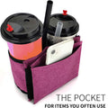 Portable Hands Free Oxford Travel Luggage Bottle Holder