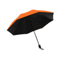 Manual Black Handle Outward Folding Umbrella
