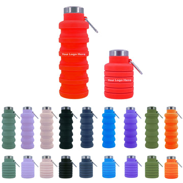 Collapsible Silicone Water Bottle