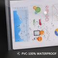 Transparent Plastic Folder With Label Pocket