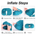 U-Shaped Portable Inflatable Travel Neck Pillow