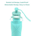BPA-Free Leak-Proof Reusable Silicone Collapsible Bottle