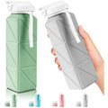 Square Collapsible Travel Water Bottles